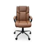 Mid-Back Brown Office Chair - Image 2