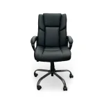 Mid-Back Black Office Chair - Image 2