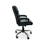 Mid-Back Black Office Chair - Image 3