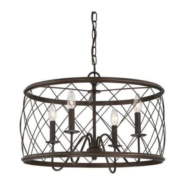 Dury Palladian Bronze 4-Light Pendant
