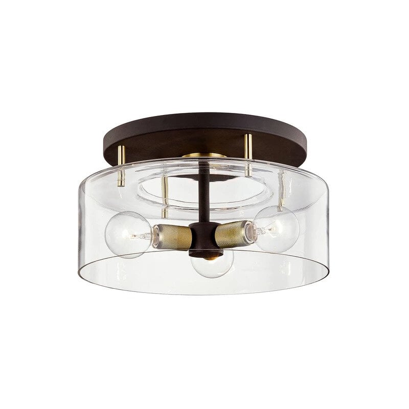 c7542-brz_bba Bergamot Station 3-Light Bronze Ceiling Light - Image 1