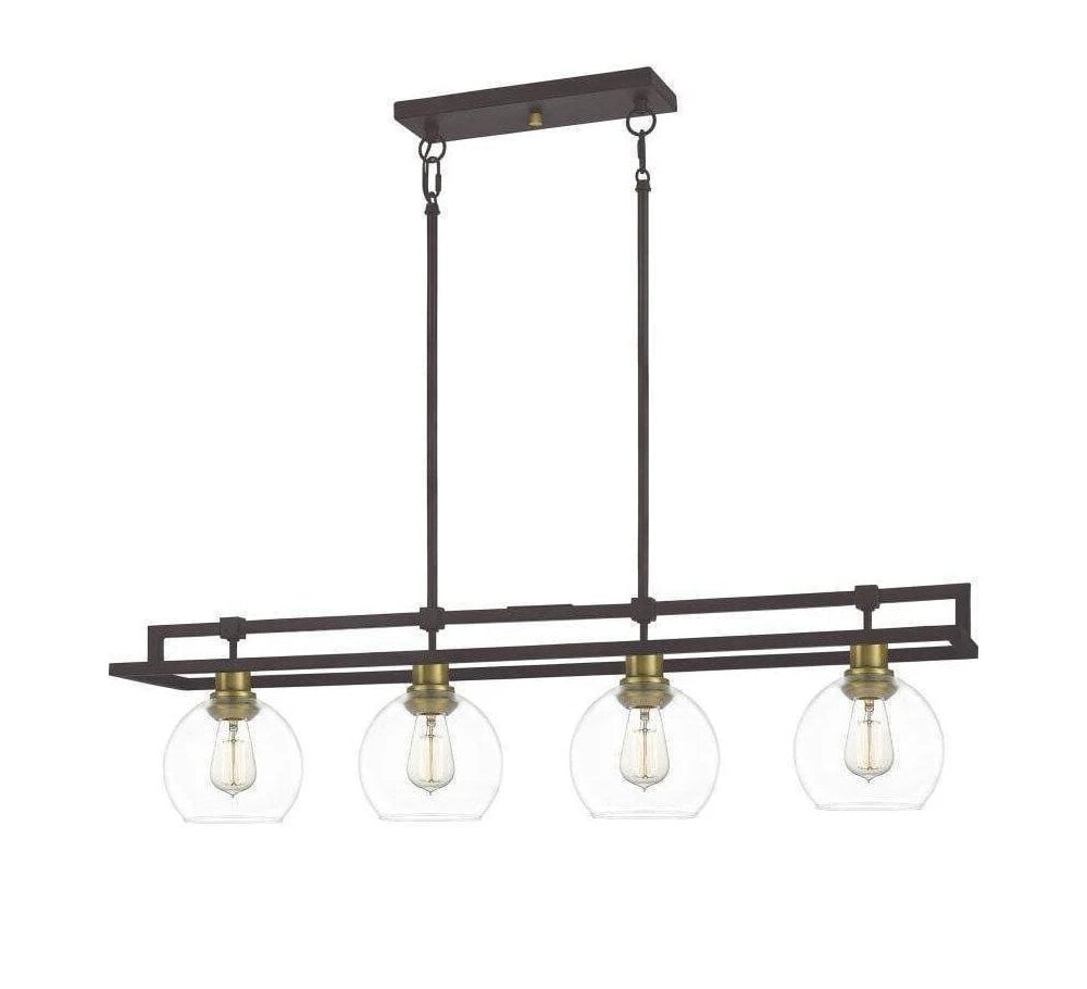 Dobbs Old Bronze 4-Light Island Chandelier