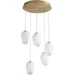 Vivo Aged Brass LED Pendant Ceiling Light