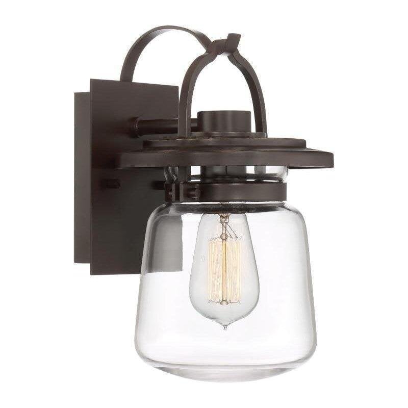 lle8407wt_l LaSalle Outdoor Lantern Wall Sconce - Image 1