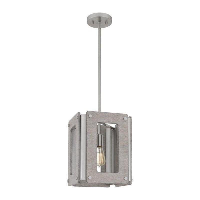 Brushed Nickel Outdoor Pendant Light