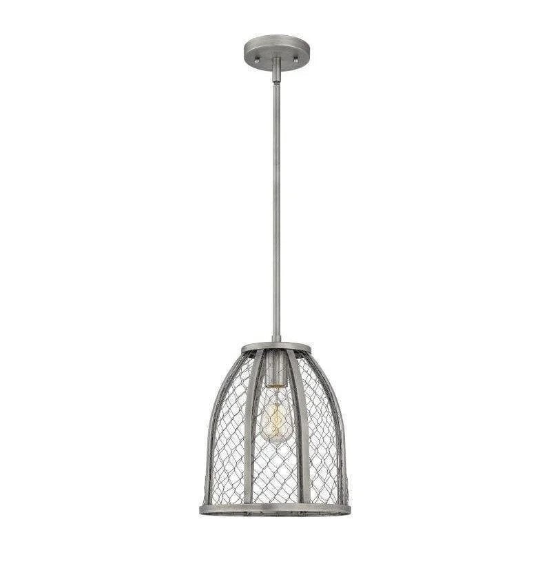 Heron Antique Nickel Pendant Light