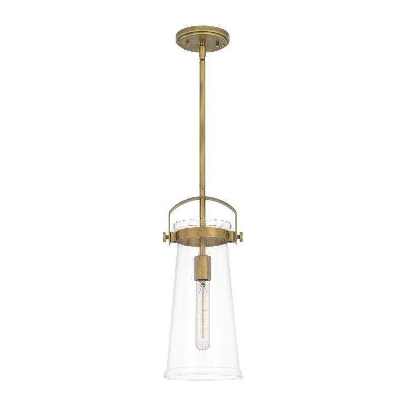 Stella Weathered Brass Pendant Light