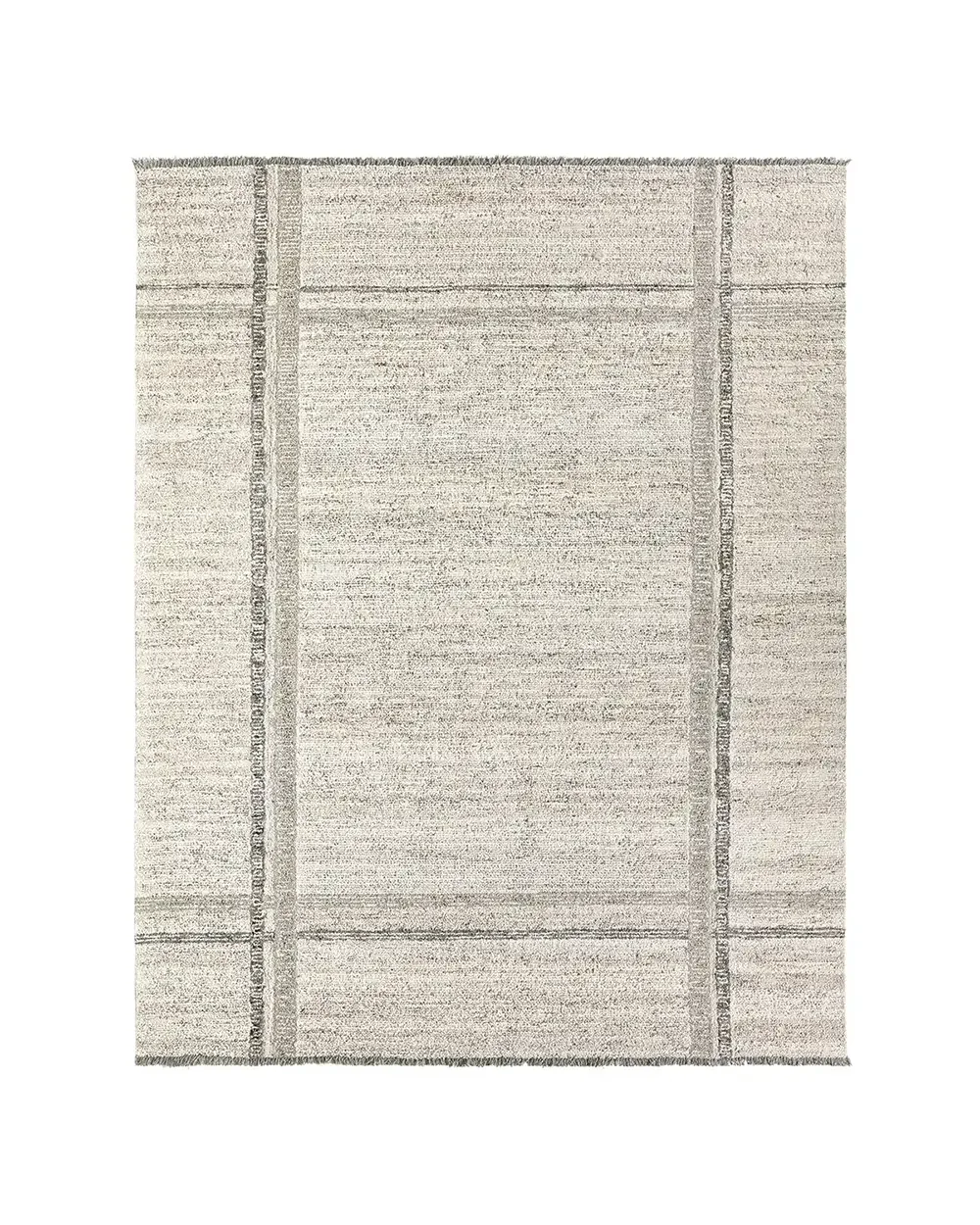 HAD08_NSTA2026 Hadi 8' x 10' Moroccan White Area Rug - Image 1