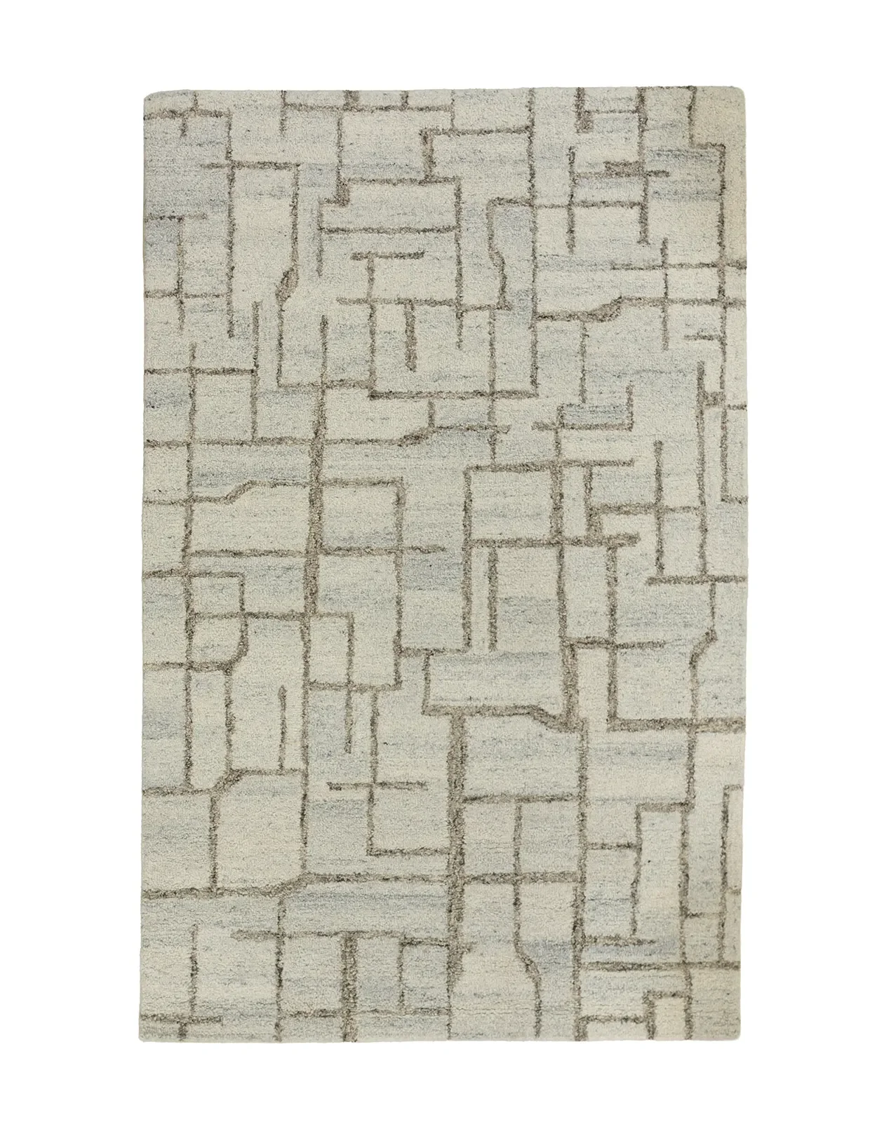 bsnbsn2590055 Bronson Ivory Wool 7'9" x 9'9" Area Rug - Image 1