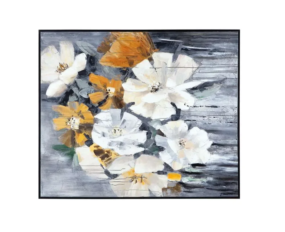 image_1787169529586 Celadon Framed Floral Painting - Image 1