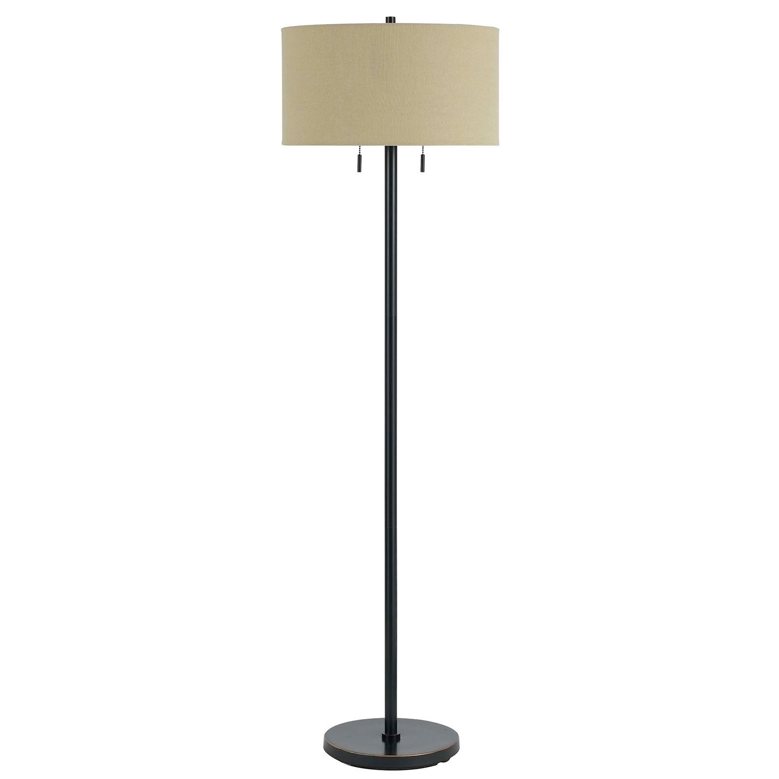 BO-2450FL-DB Calais Dark Bronze Metal Floor Lamp - Image 1