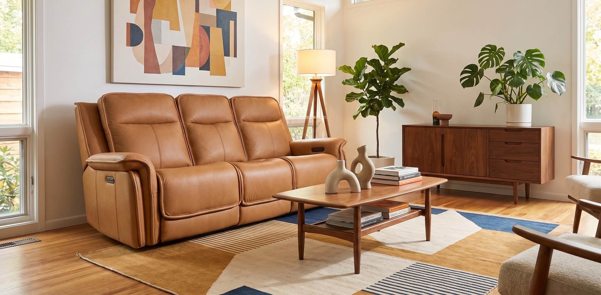 LIB SOFA MOTSOFMF6000 Inspire Living Room And Family Room Sofas Indoor   Mid Century Modern 1
