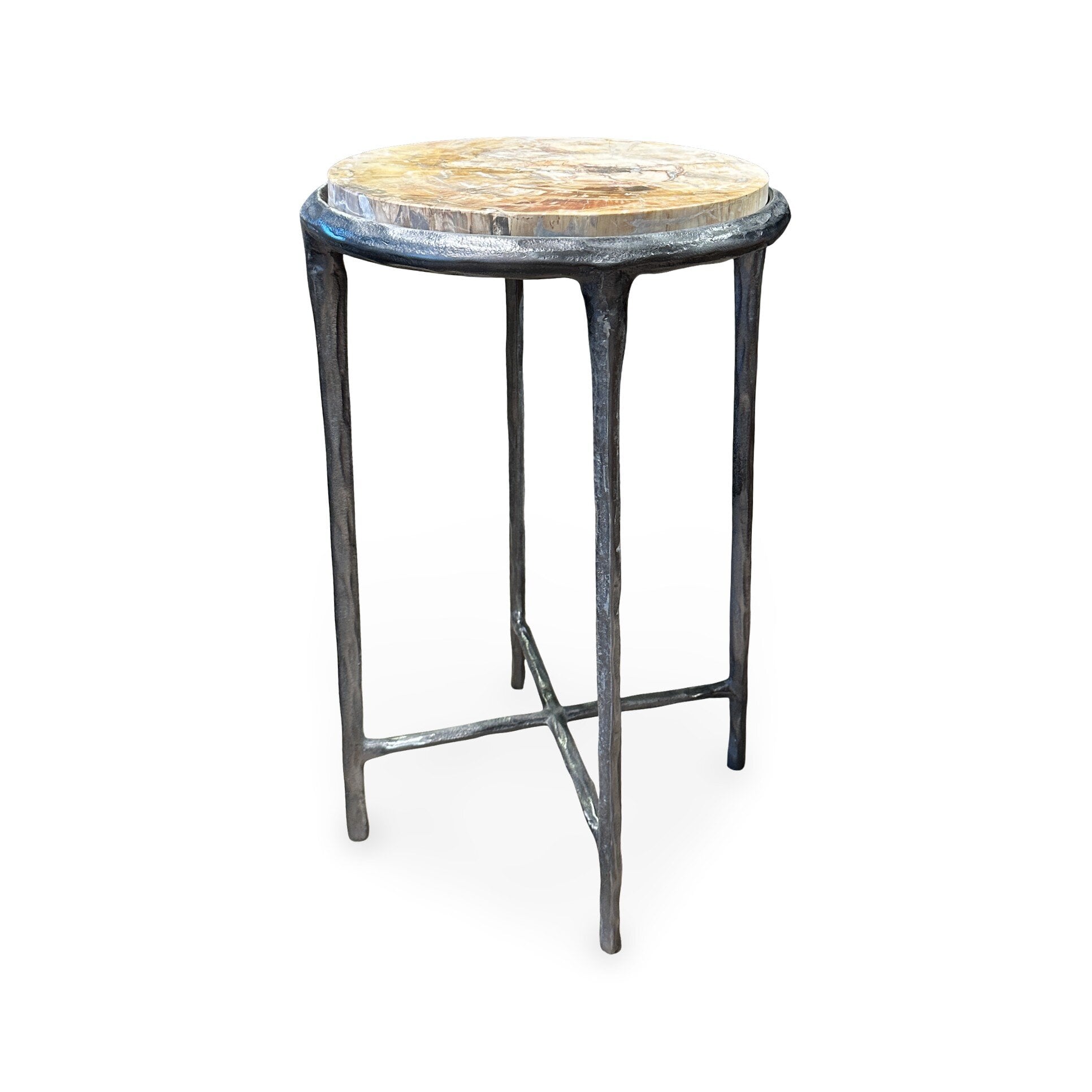 Occtesmf0175 Foresthaven Silver Side Table - Image 1