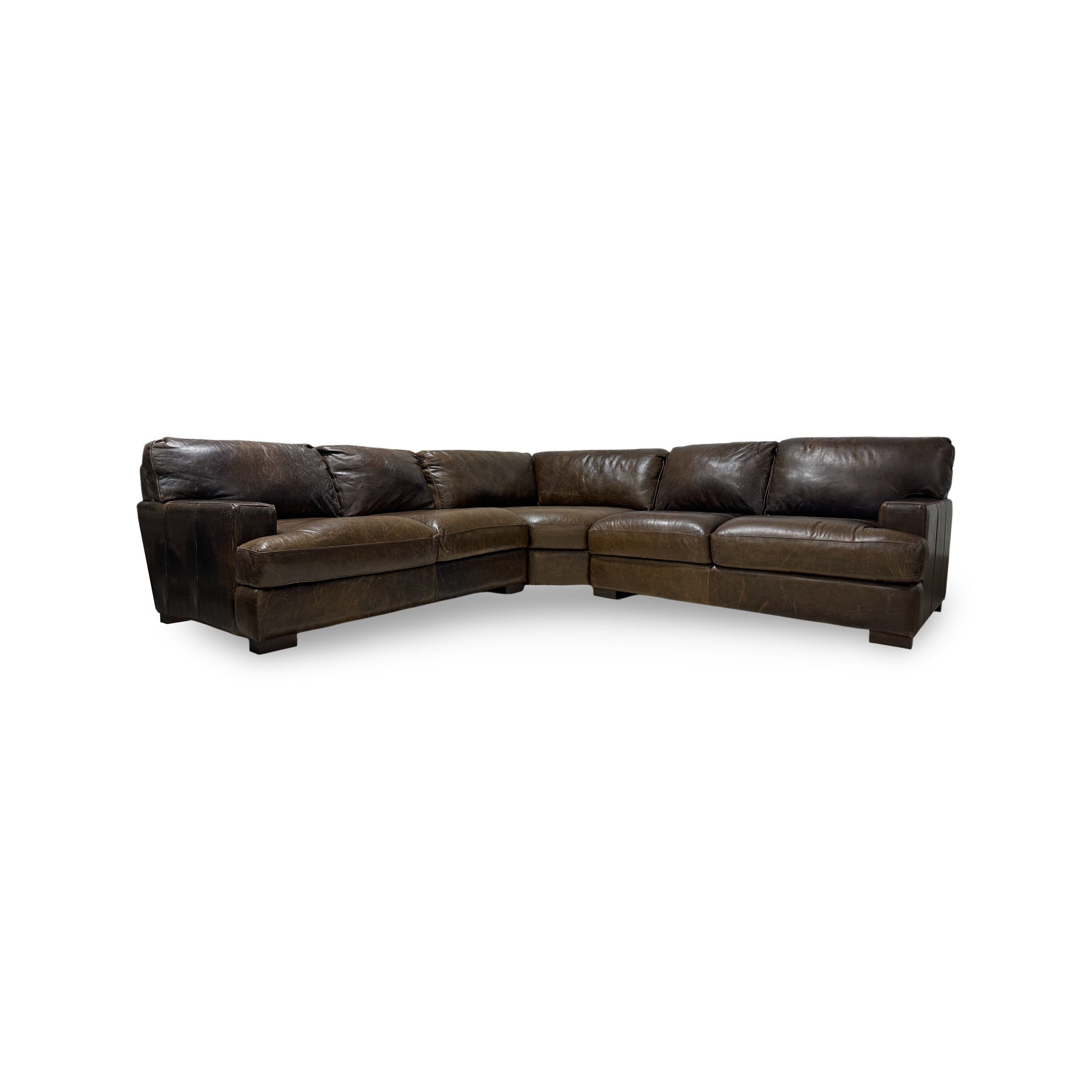 Franco 3-Piece Leather Sectional