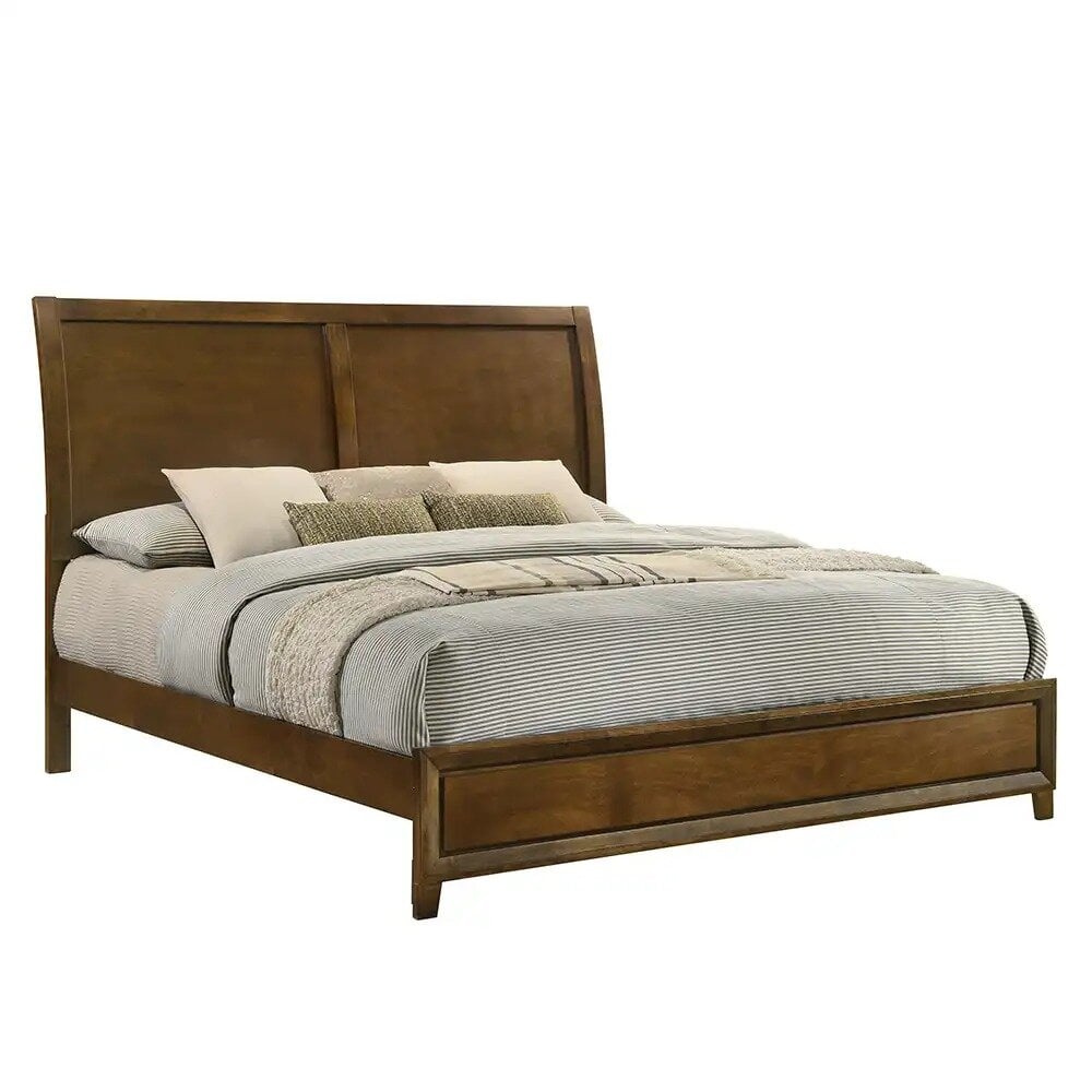 ballard-bedroom-collection-new-classic-bed-1 Ballard Walnut Sleigh Bed | Queen - Image 1