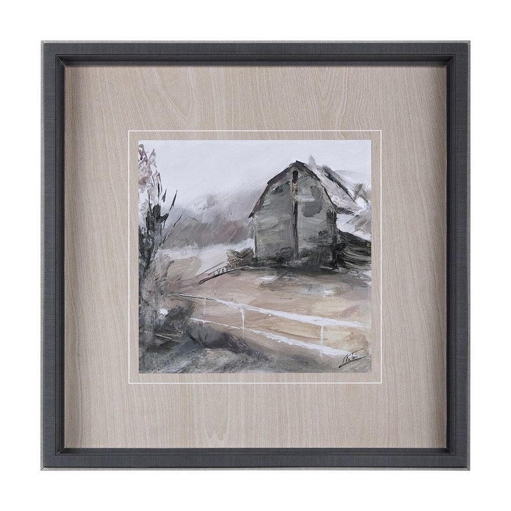 0061576_14242_A Late Autumn in Countryside I | Hand-Embellished Framed Art Print - Image 1