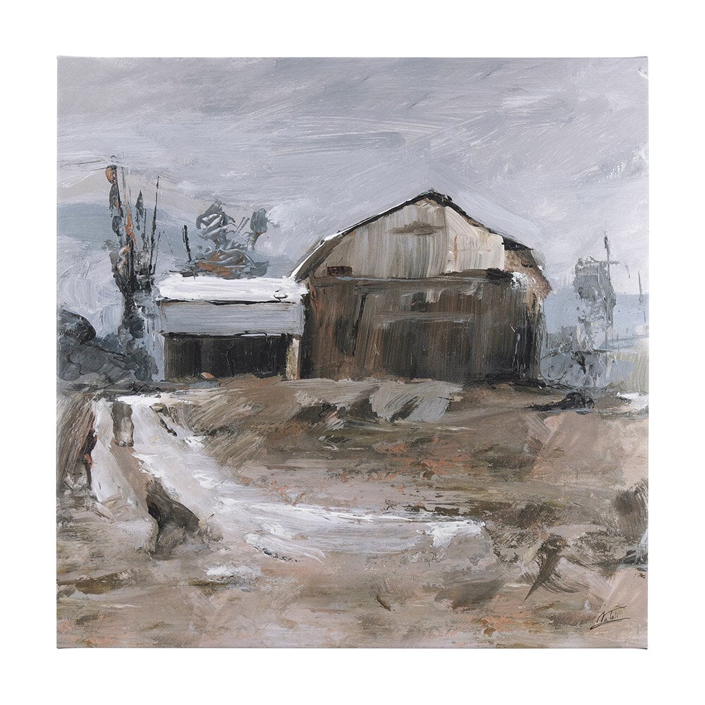 0062577_102200-L_A Late Autumn In Countryside II | Hand-Embellished Textured Canvas - Image 1