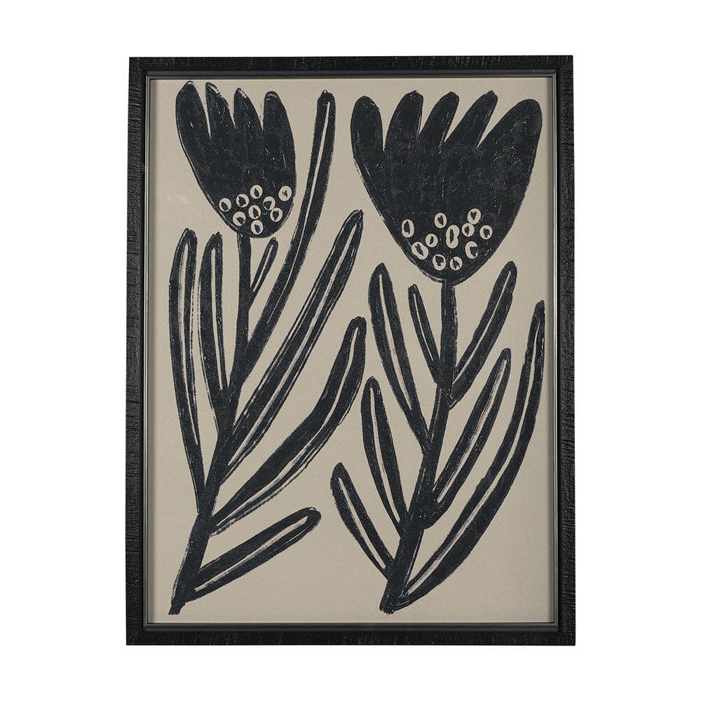 0080336_14951_A Simple Floral - Lively | Hand-Embellished Framed Art - Image 1