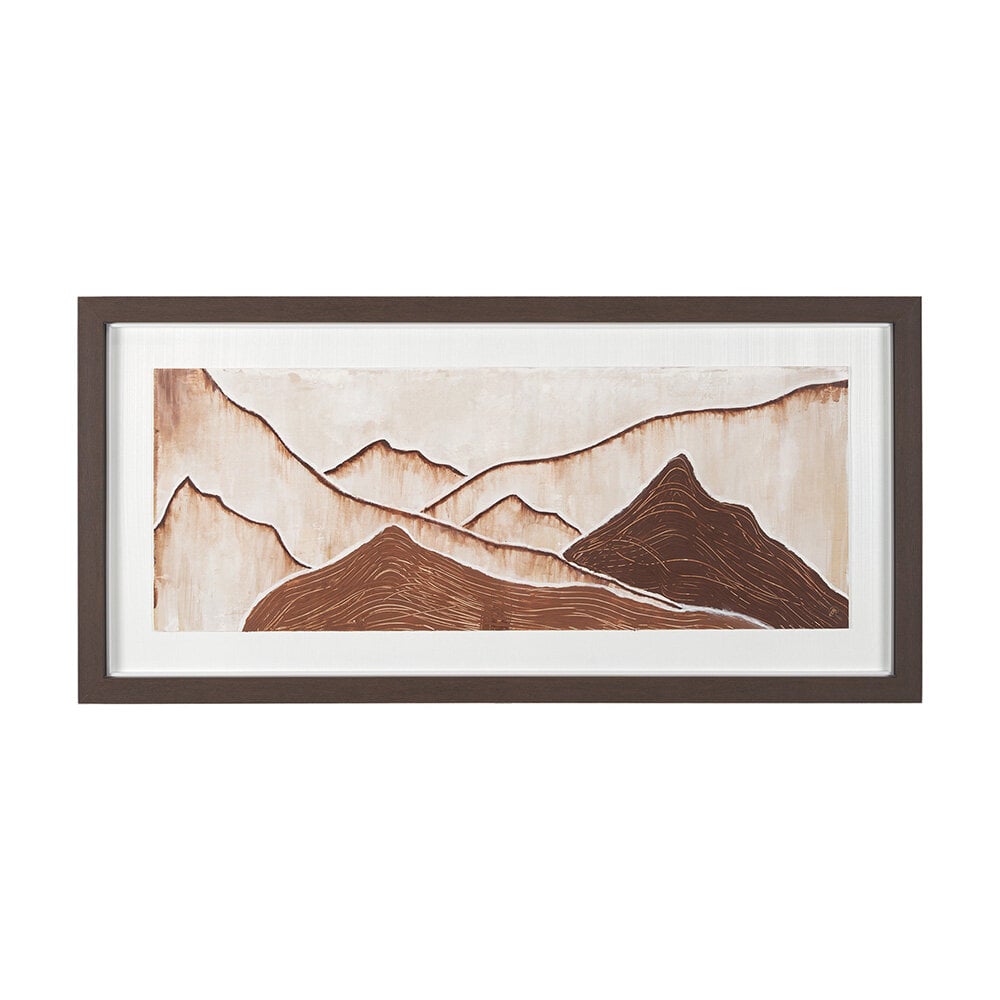 0081439_15033_A Red Rock View | Handmade Textured Wall Art - Image 1
