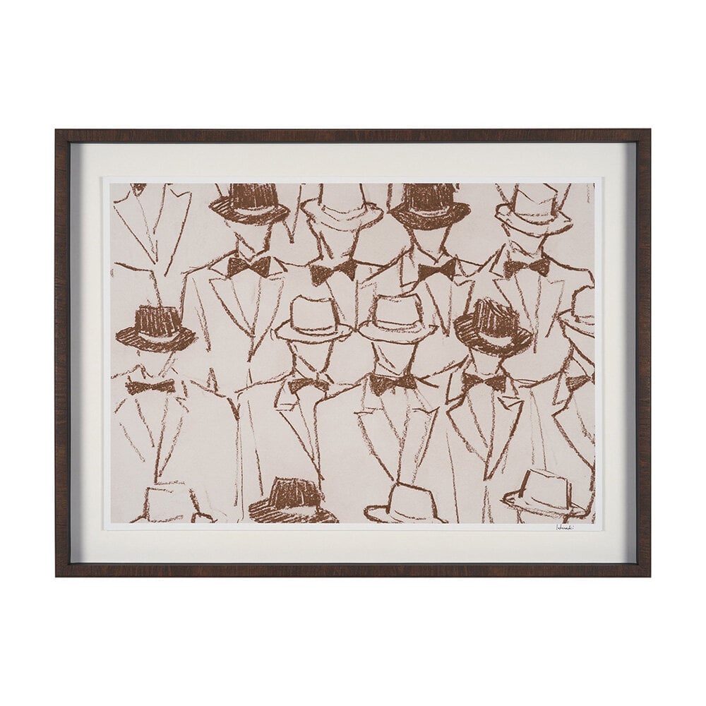0105452_16085_A Bow Ties | Hand-Embellished Framed Artwork - Image 1