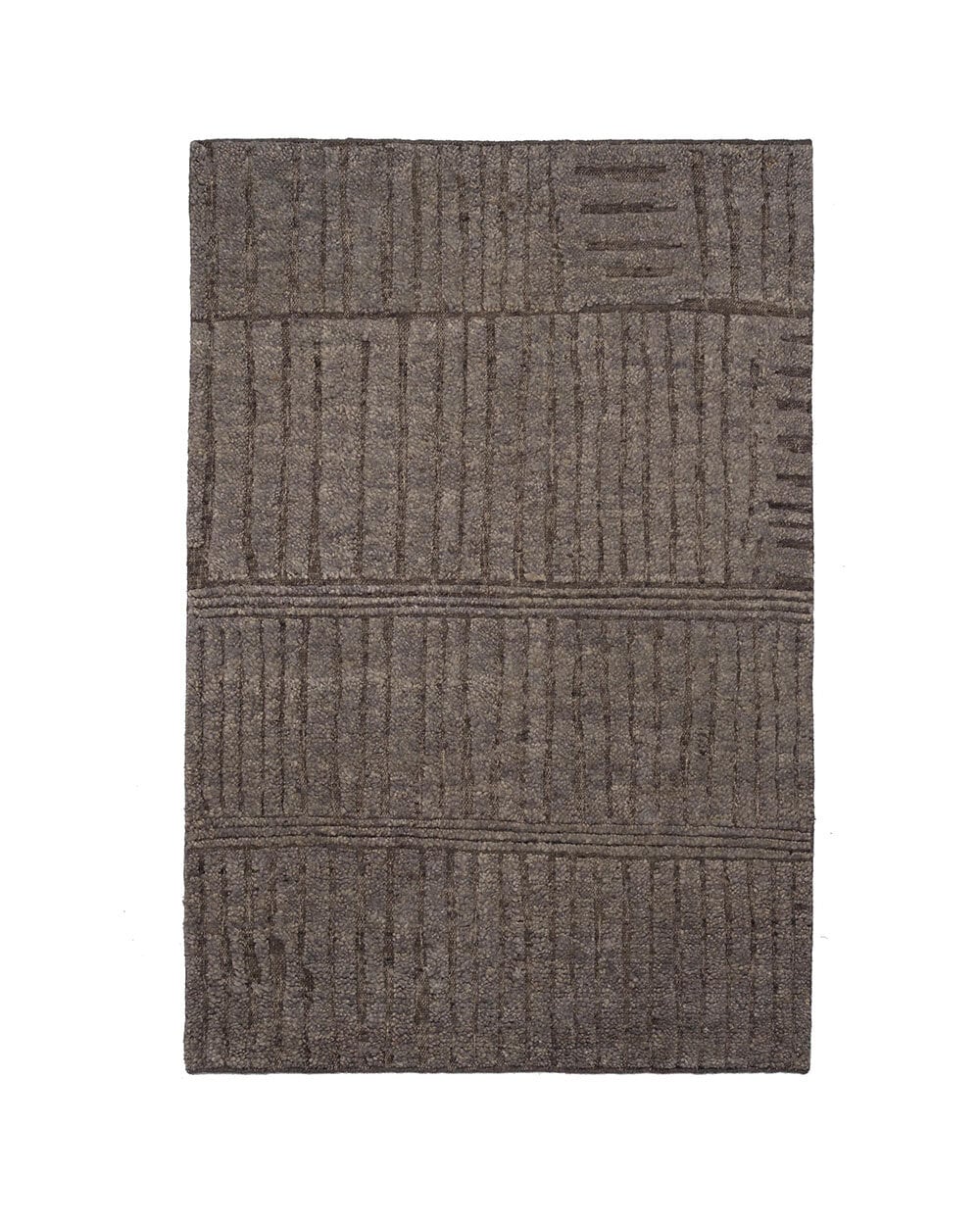 1800-333-R-S-1 Vail Natural Wool 7'9" x 9'6" Area Rug | Shadow - Image 1