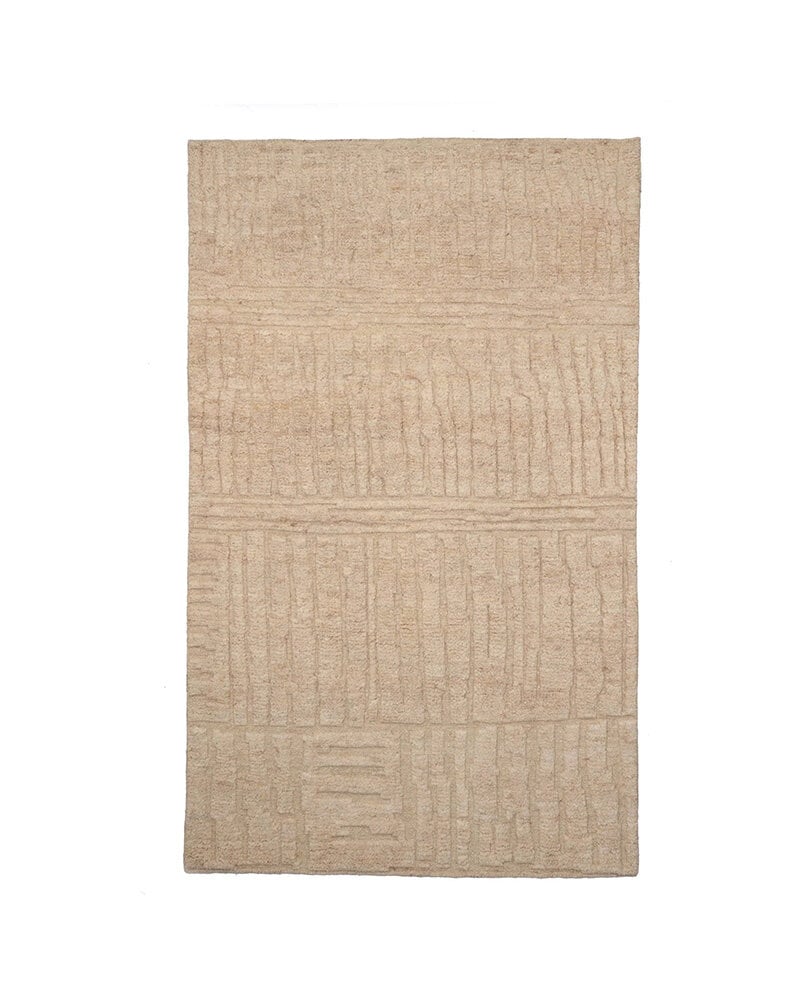1800-700-R-S-1 Vail Natural Wool 7'9" x 9'6" Area Rug | Fawn - Image 1