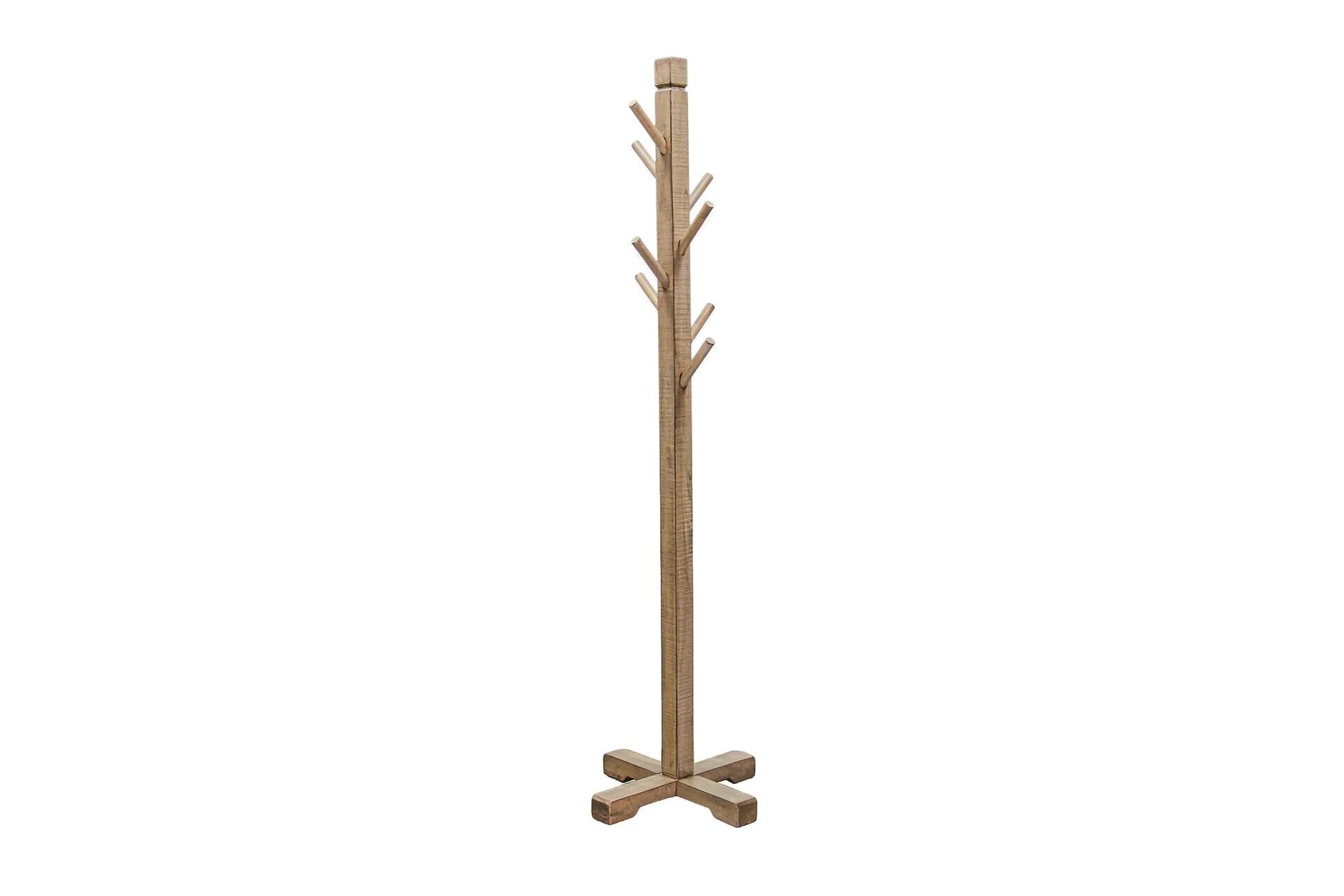 2113BP_RS3-Clipped Freestanding 8-Hook Hat Rack | Beach Pebble - Image 1