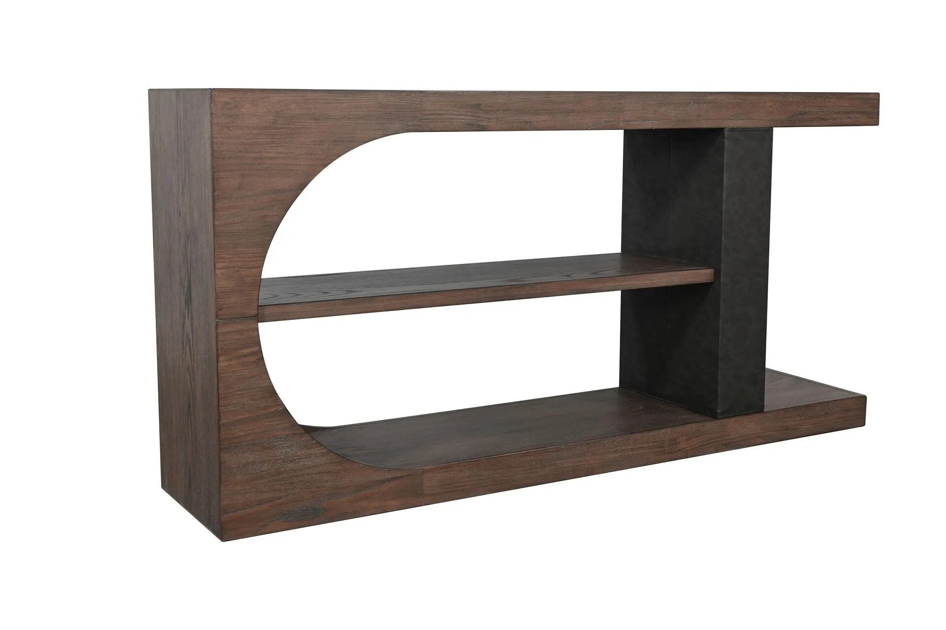 2219WR-AC_Clipped3 Modern Cutout Open Shelf Accent Table - Image 1