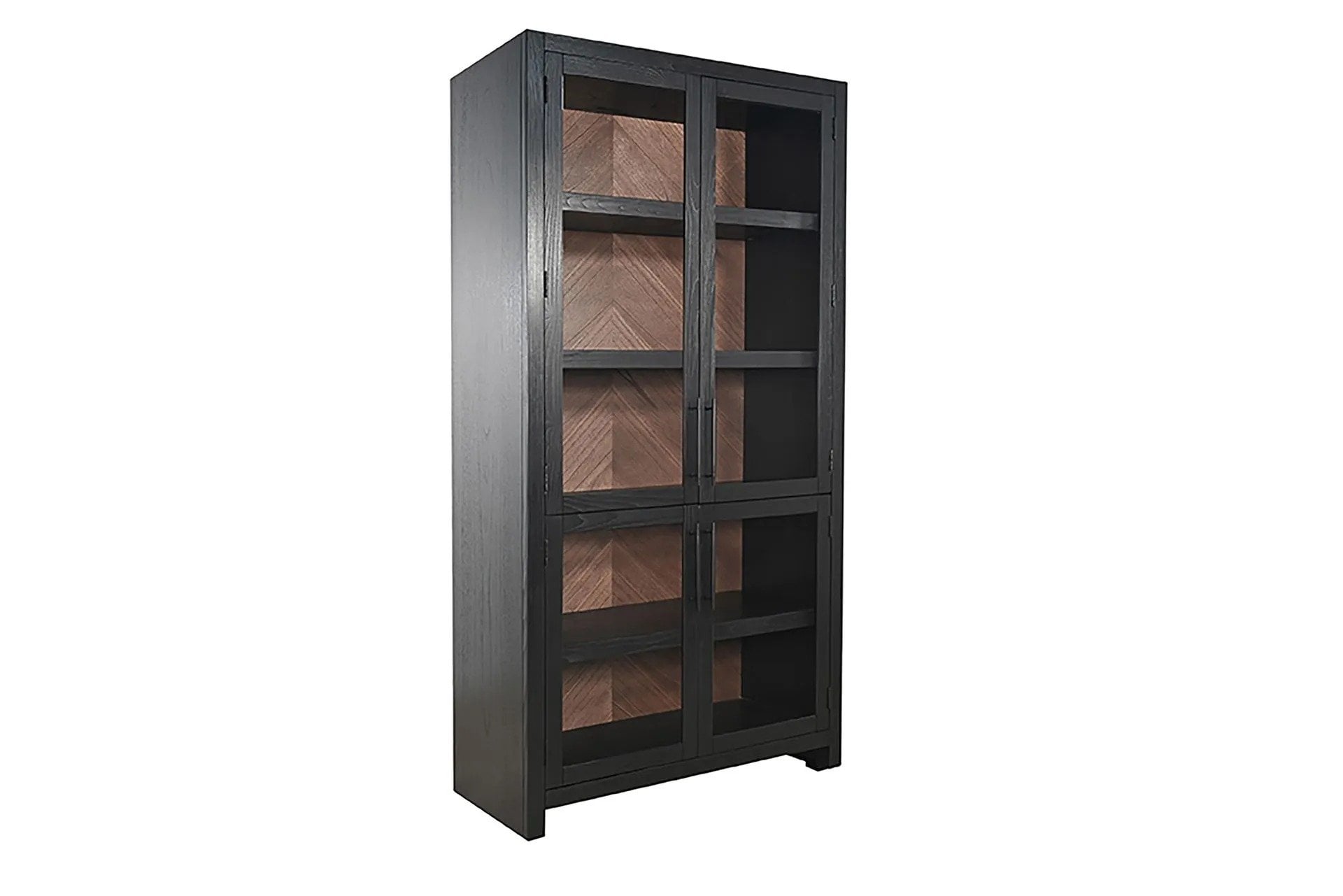 2227UM_Clipped2 Uptown Glass Door Display Cabinet - Image 1