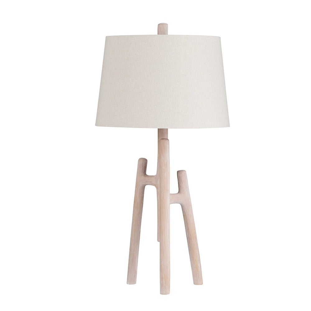 CVAVP2079_0_2 Sculpted Resin Tri-Leg Table Lamp - Image 1