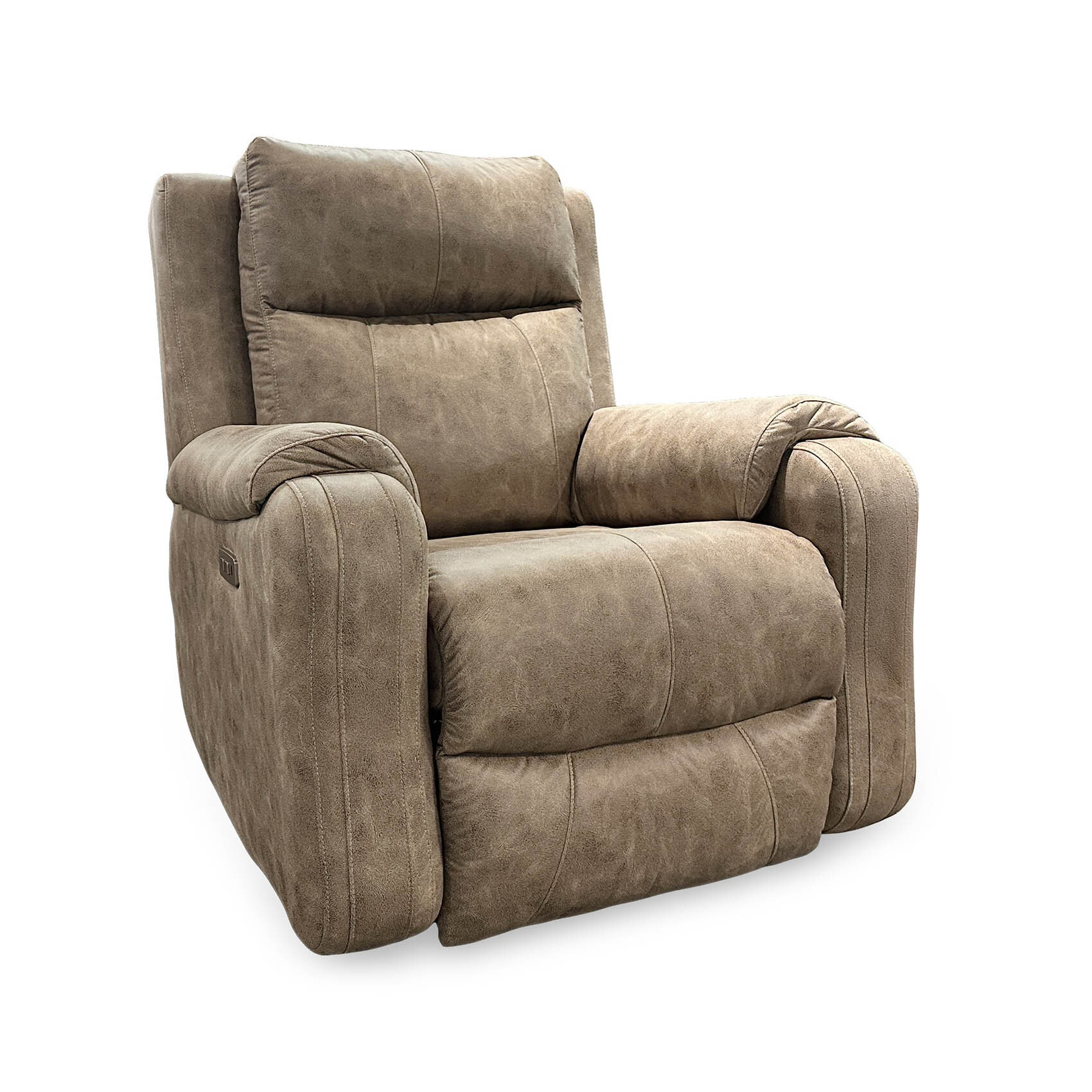 RECRECMF8272 Colman Dual-Powered Recliner with Powered Headrest | Beige - Image 1