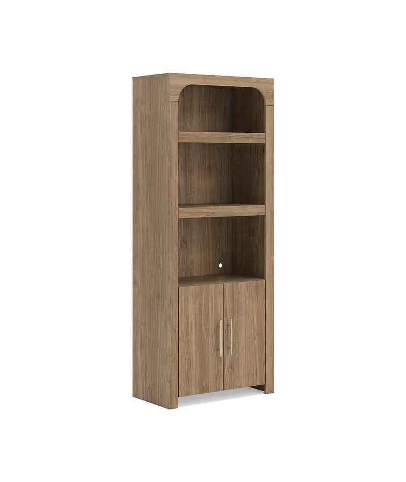W1121-76-ANGLE-SW-P1-KO (1) Dovan 2-Door Display Cabinet - Image 1