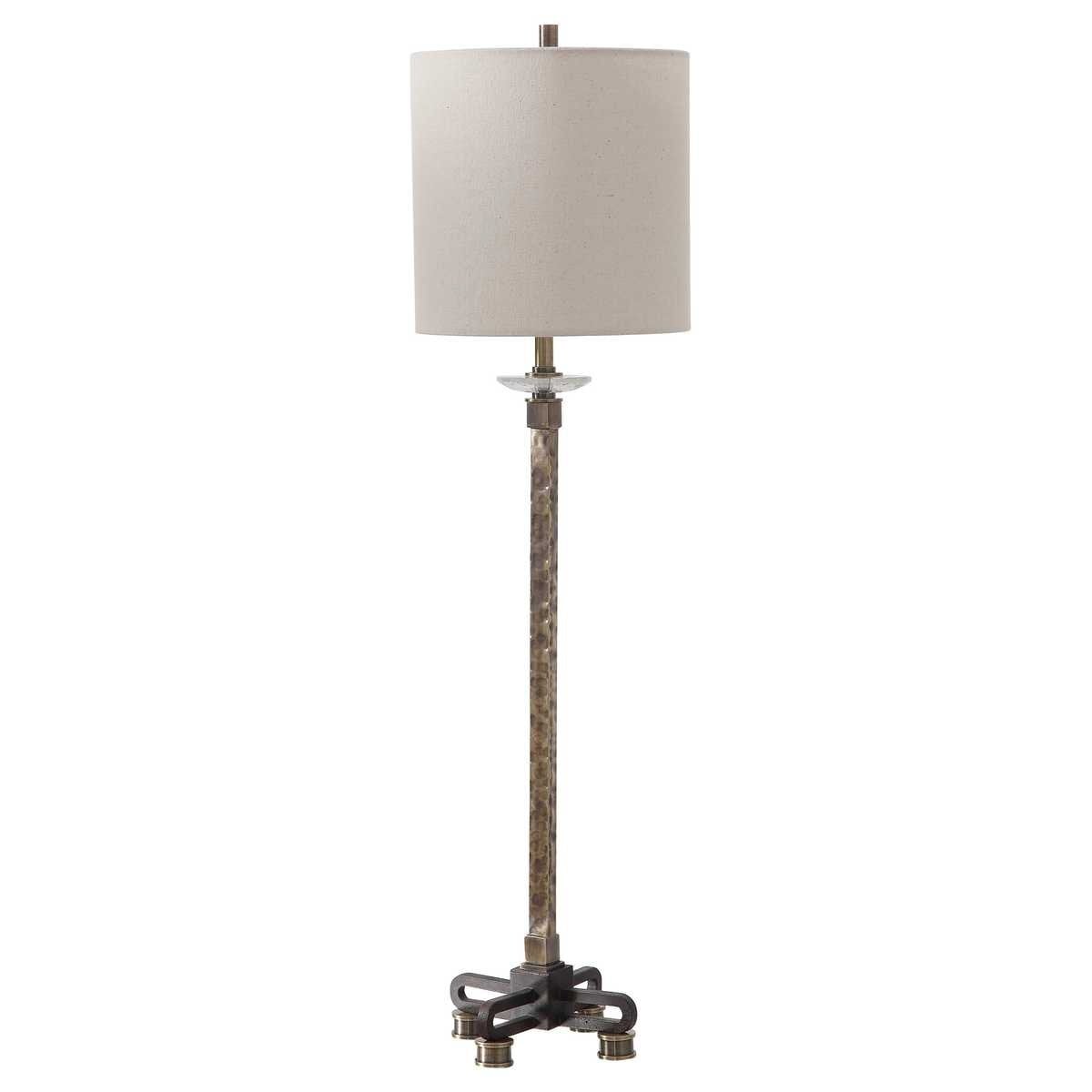 image-product (55) Parnell Antique Brass Buffet Lamp - Image 1