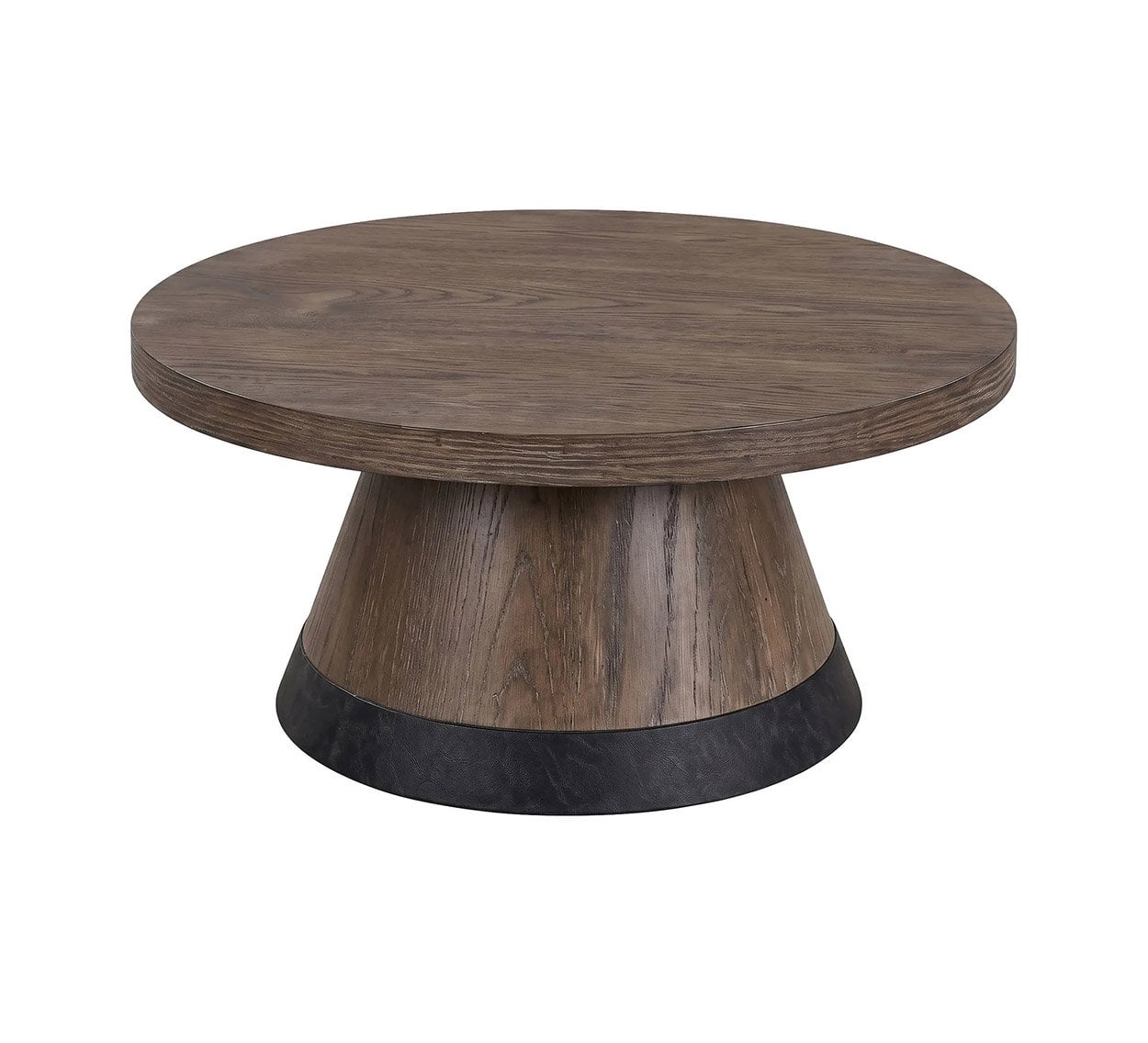 z2223WR-C_Clipped Sculptural Modern Round Table - Image 1